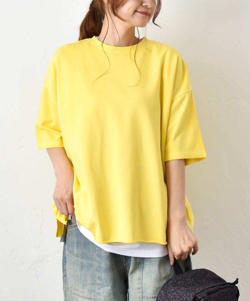  IN THE MARKET｜ロゴ入りピグメントカットソー [[C-2541]][C]