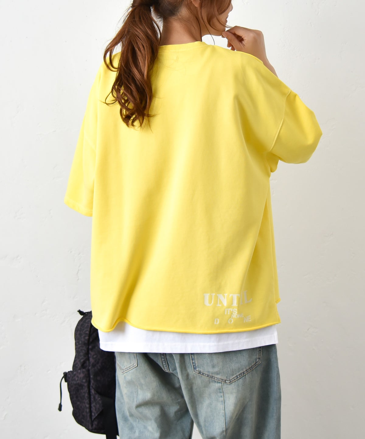  IN THE MARKET｜ロゴ入りピグメントカットソー [[C-2541]][C]