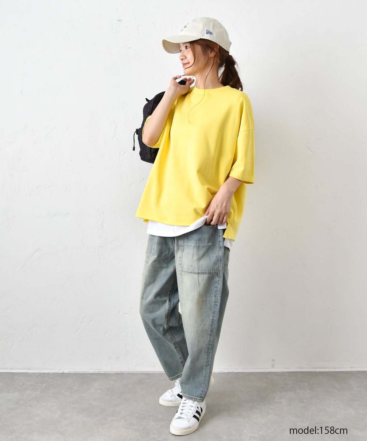  IN THE MARKET｜ロゴ入りピグメントカットソー [[C-2541]][C]