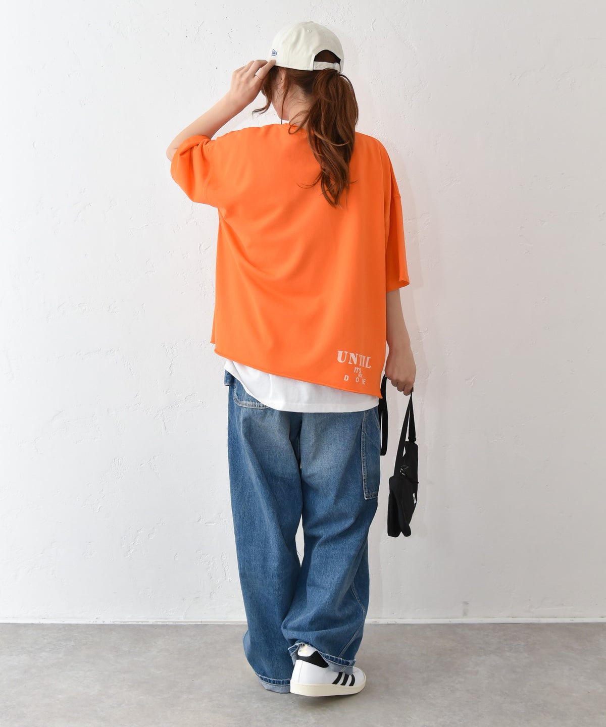  IN THE MARKET｜ロゴ入りピグメントカットソー [[C-2541]][C]