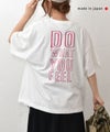 her.｜USコットンドローコードBACKプリントT [[2603305]][C]