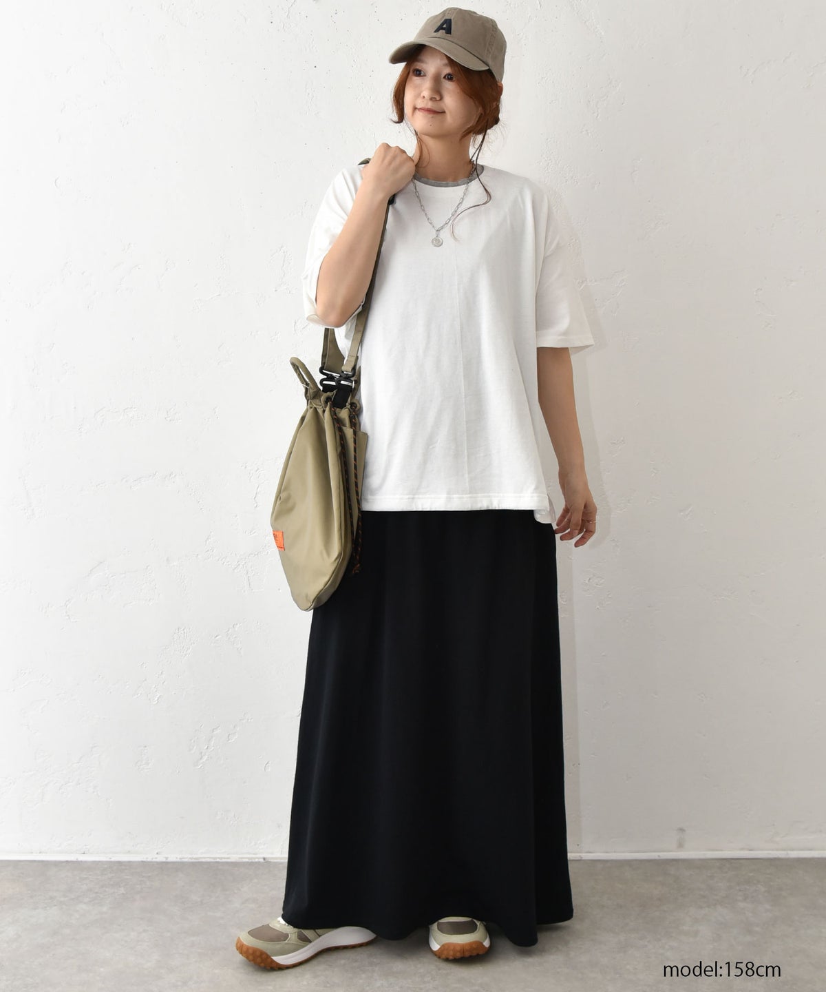 her.｜USコットンドローコードBACKプリントT [[2603305]][C]