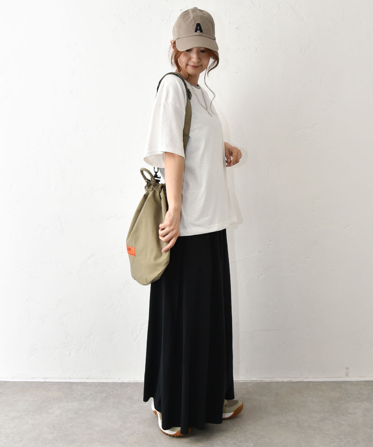 her.｜USコットンドローコードBACKプリントT [[2603305]][C]