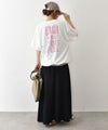 her.｜USコットンドローコードBACKプリントT [[2603305]][C]