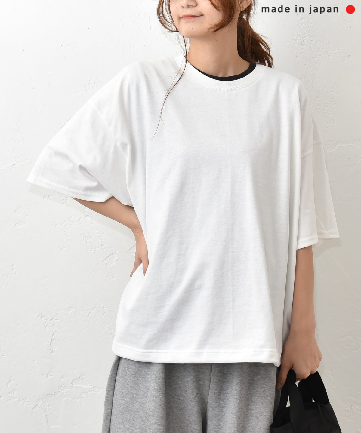 her.｜USコットンドローコードBACKプリントT [[2603305]][C]
