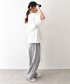 her.｜USコットンドローコードBACKプリントT [[2603305]][C]
