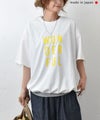 her.｜USコットンドローコードプリントT [[2603301]][C]