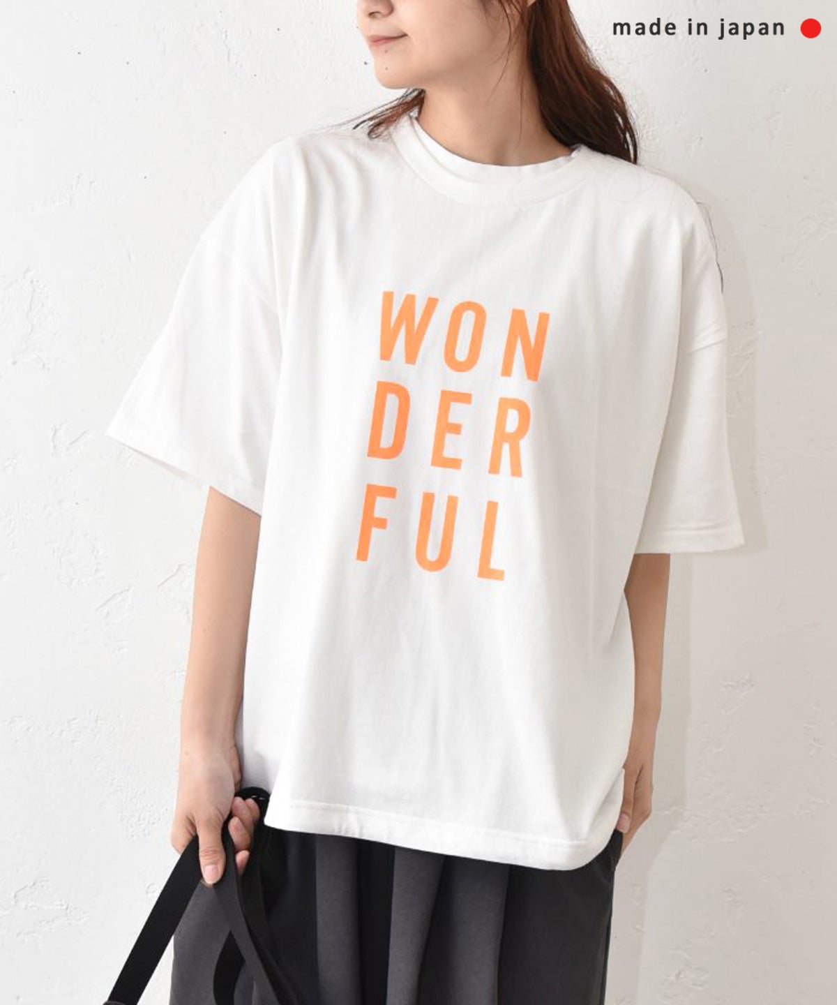 her.｜USコットンドローコードプリントT [[2603301]][C]
