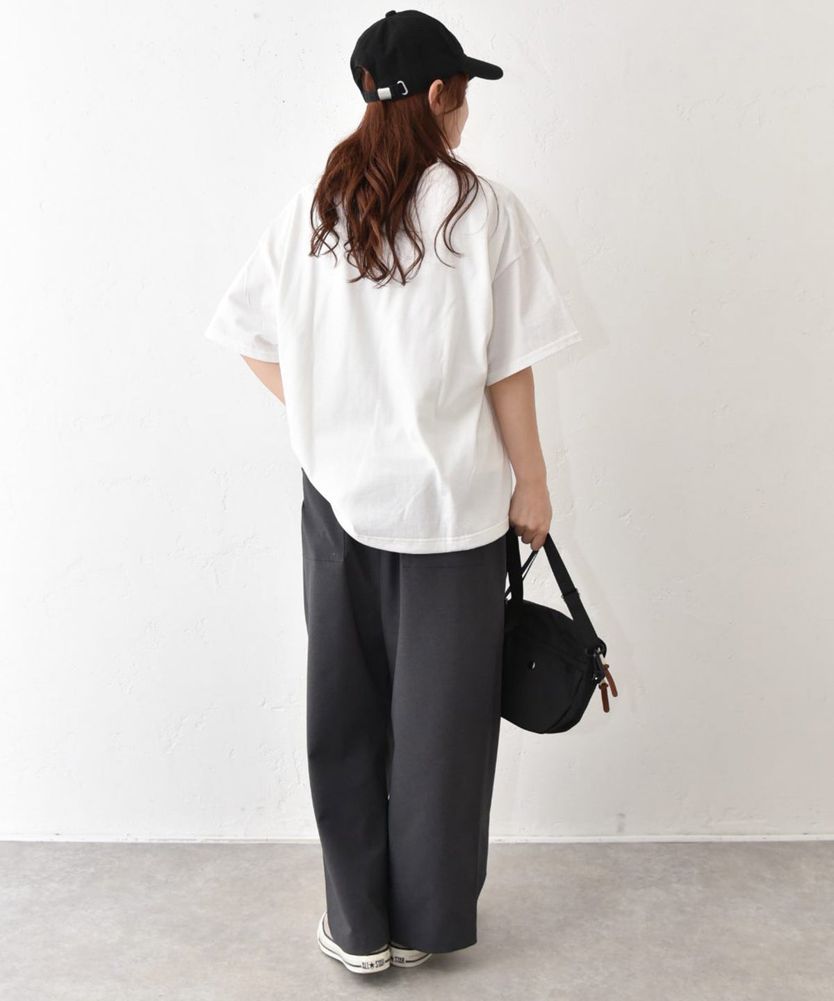 her.｜USコットンドローコードプリントT [[2603301]][C]