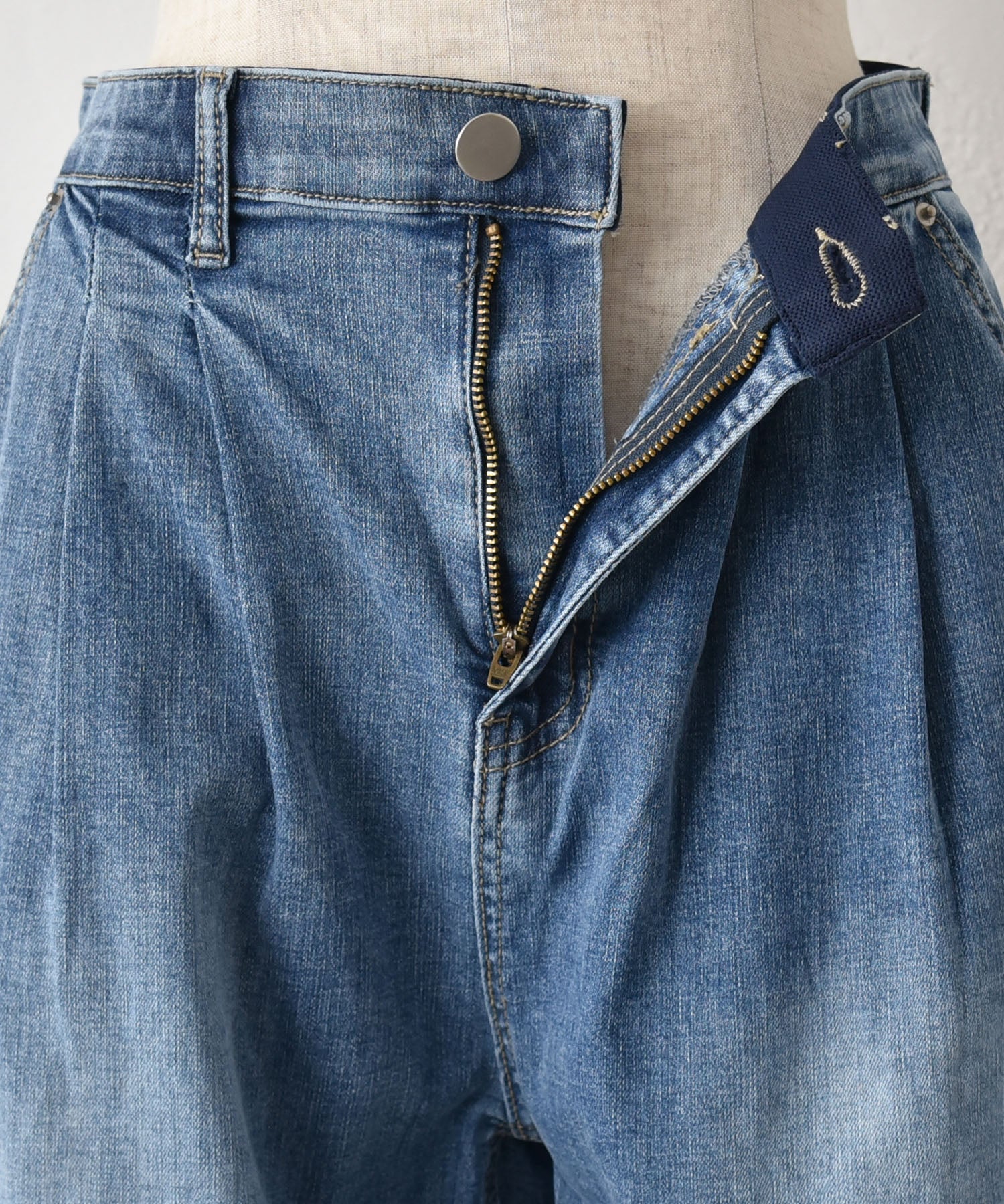 INDIMARK｜タックカーブワイドデニム [[WJ229]][C] | ma28 ONLINE STORE