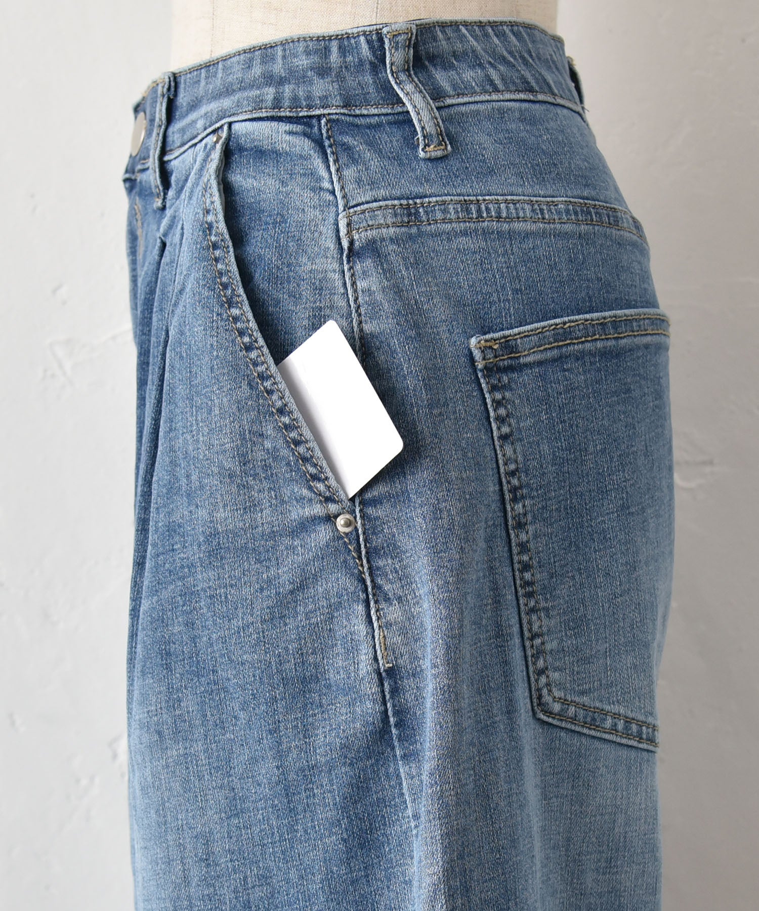 INDIMARK｜タックカーブワイドデニム [[WJ229]][C] | ma28 ONLINE STORE