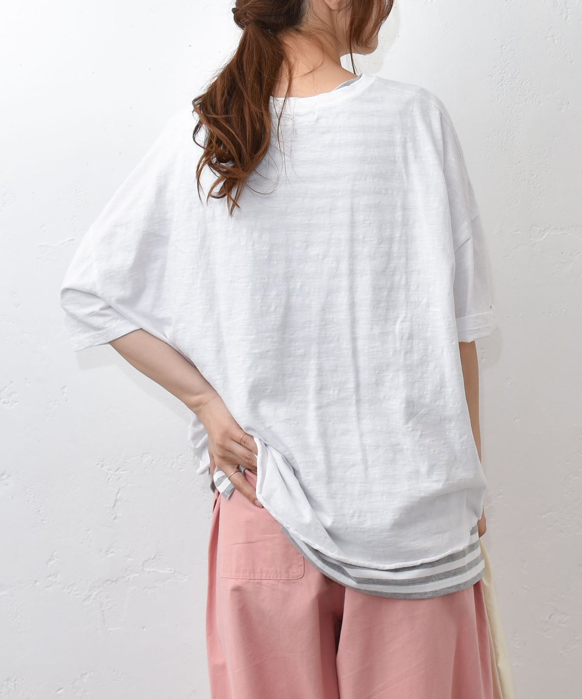 IN THE MARKET｜ポケット付きロゴTシャツ [[C-2577]][C]