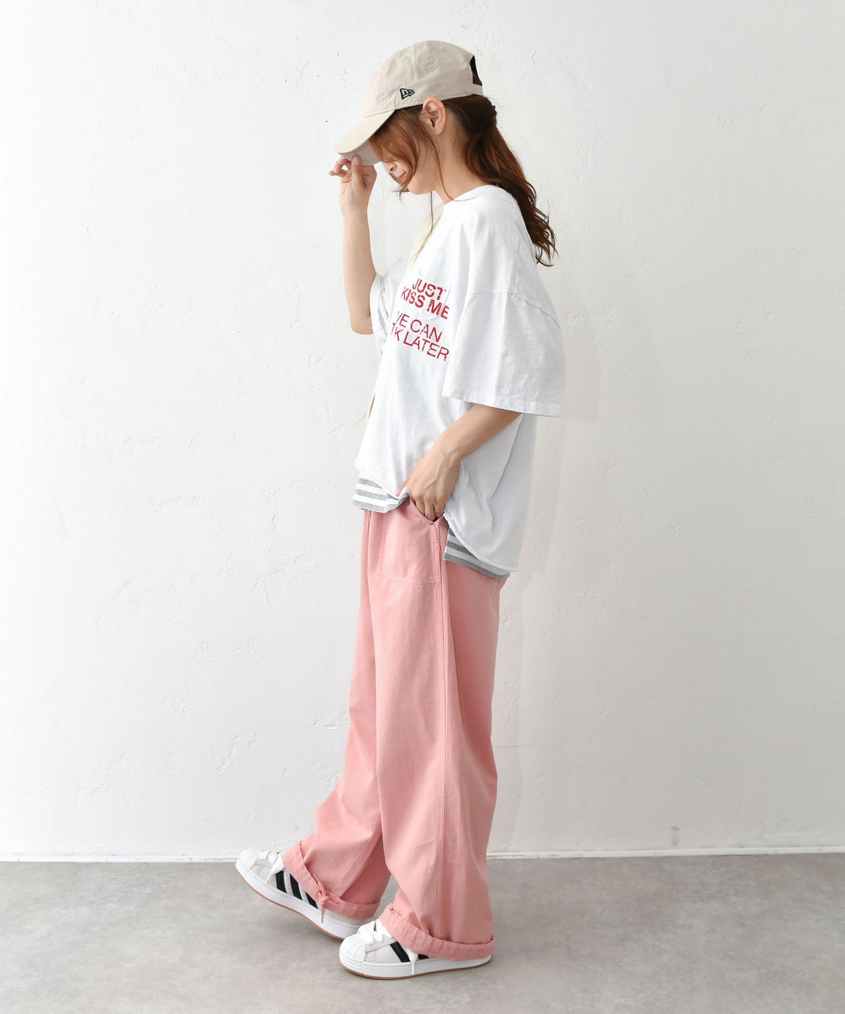IN THE MARKET｜ポケット付きロゴTシャツ [[C-2577]][C]
