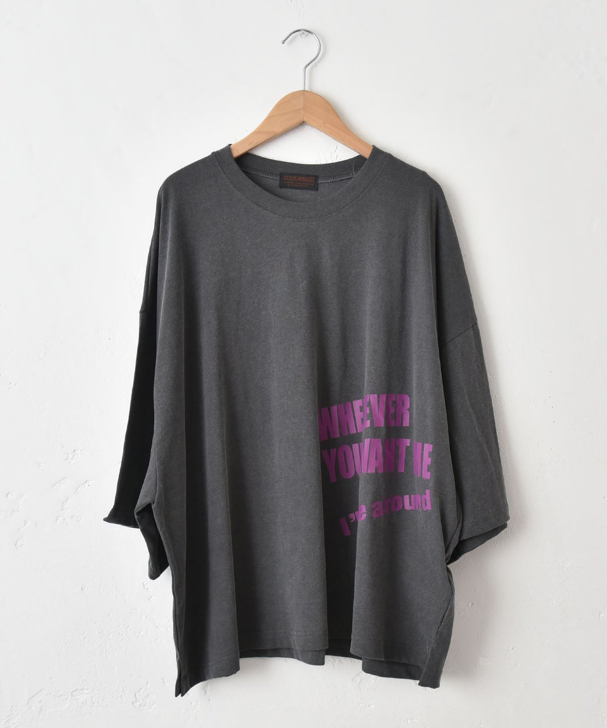 IN THE MARKET｜ビンテージライクロゴＴシャツ [[C-2574]][C]
