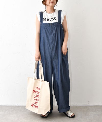 No18｜デニムサロペットパンツ [[CE1PT240103F]][C] | ma28 ONLINE STORE
