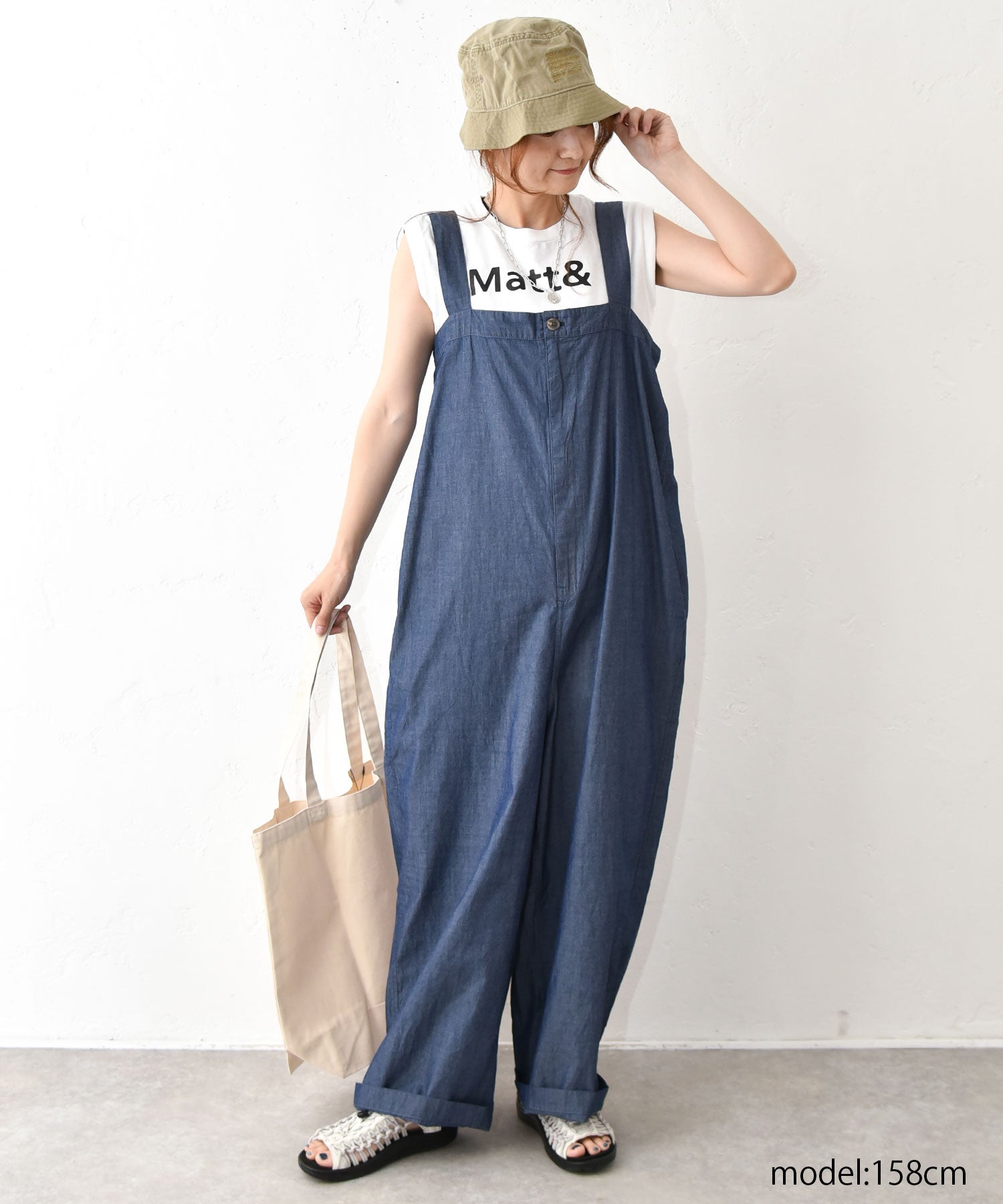 Our.｜シャンブレーサロペット [[131362H]][C] | ma28 ONLINE STORE