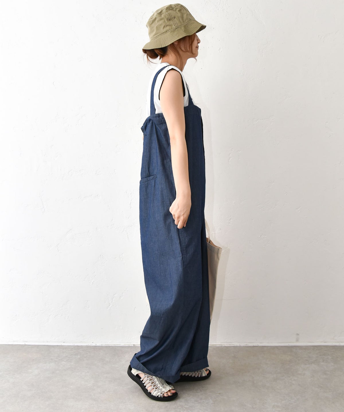 Our.｜シャンブレーサロペット [[131362H]][C]