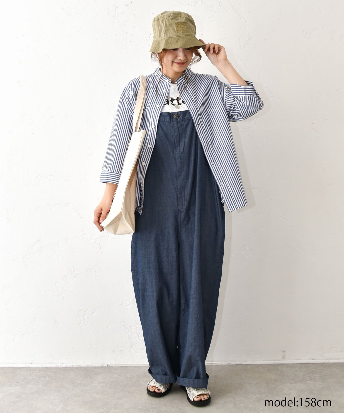 Our.｜シャンブレーサロペット [[131362H]][C]