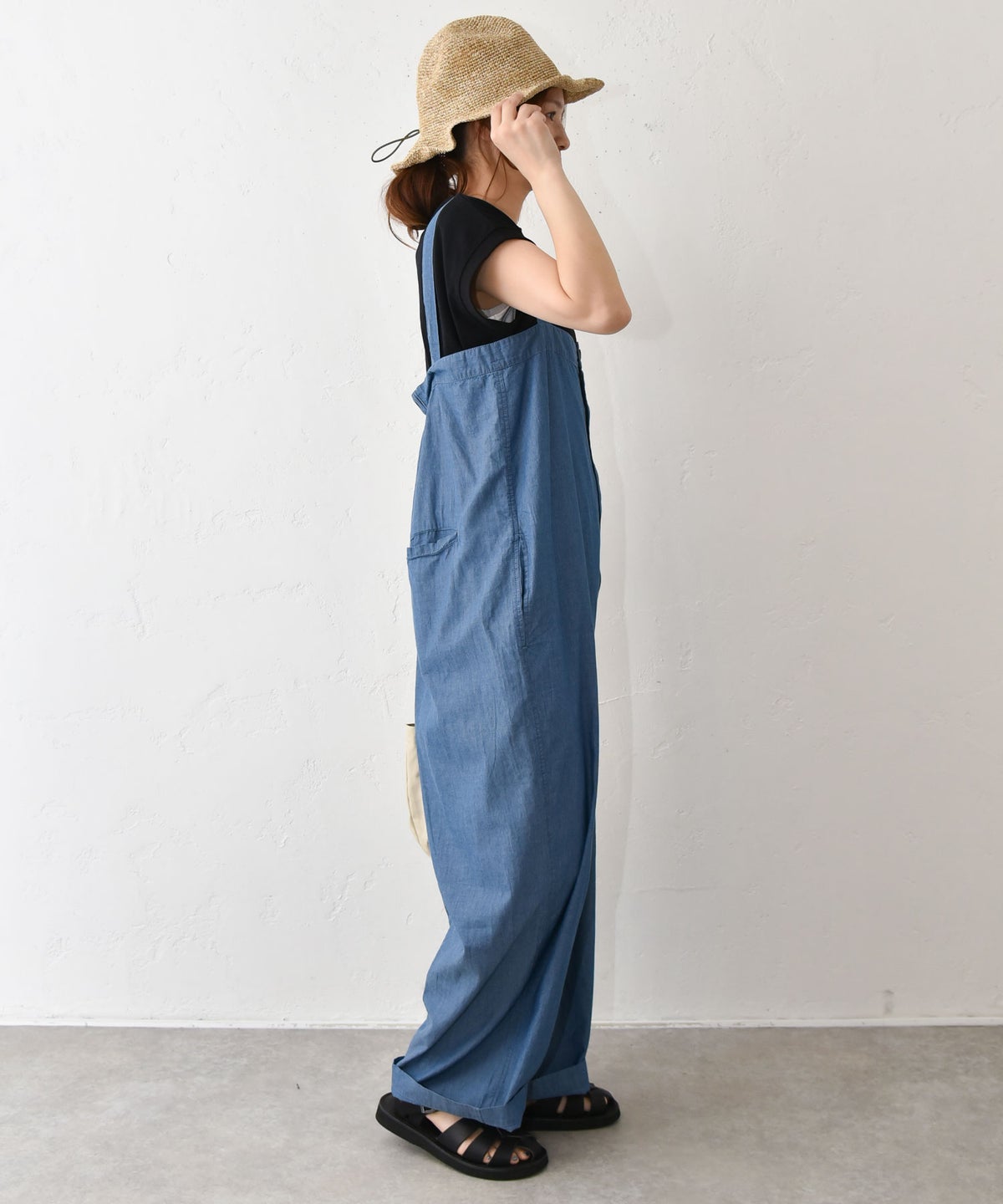 Our.｜シャンブレーサロペット [[131362H]][C]