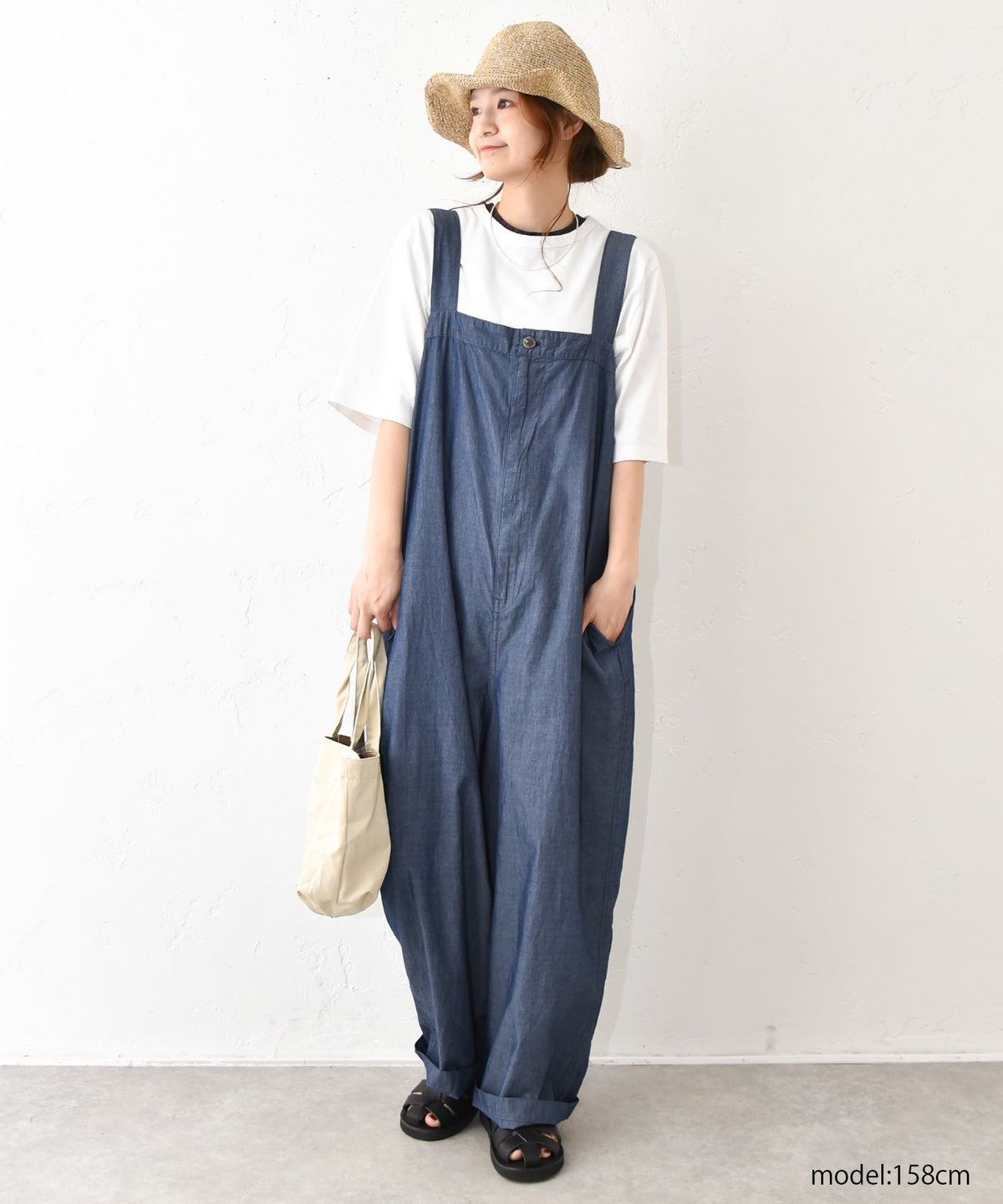 Our.｜シャンブレーサロペット [[131362H]][C]