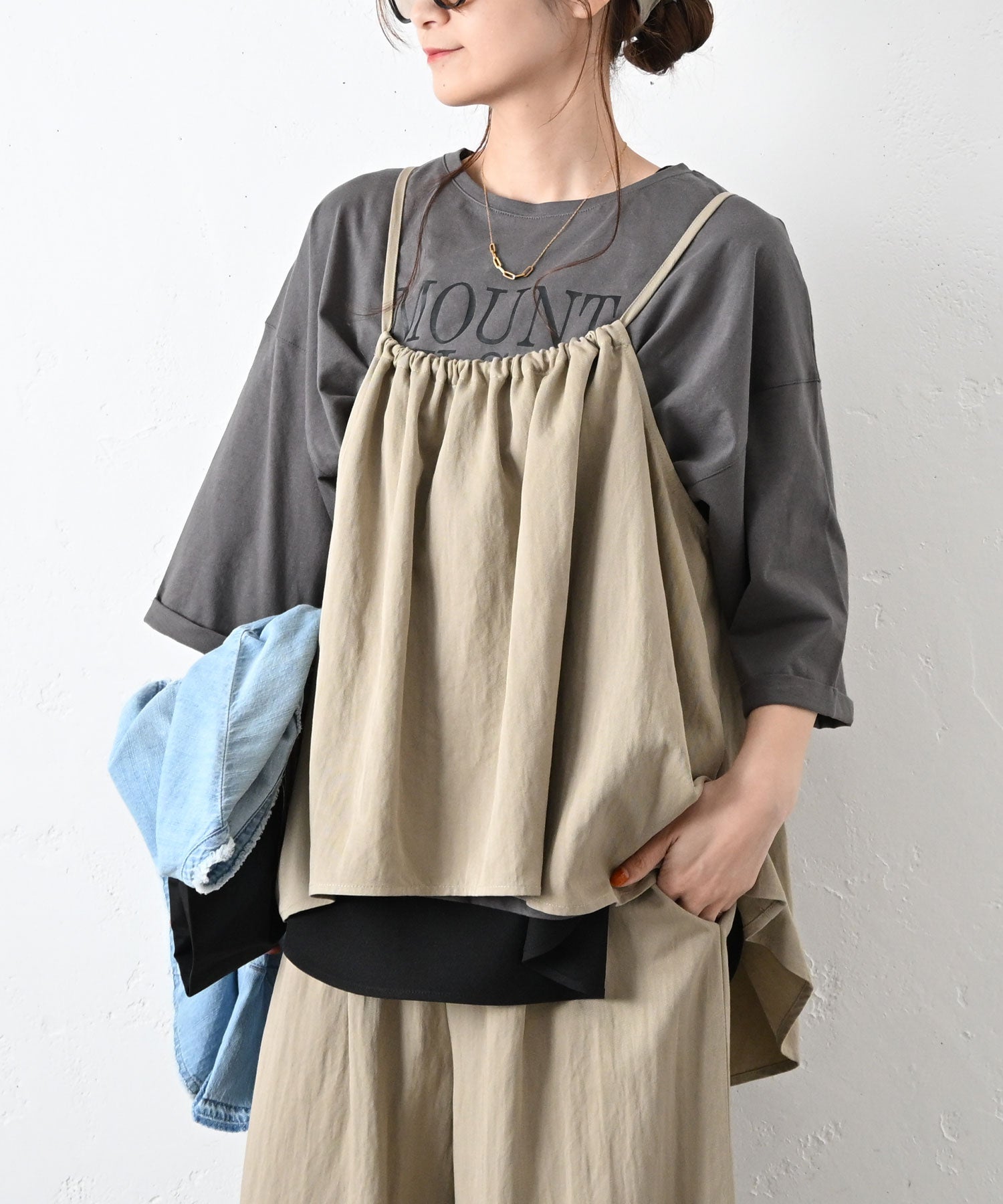 HUMS｜チノキャミソールセットアップ [[2512713]][C] | ma28 ONLINE STORE