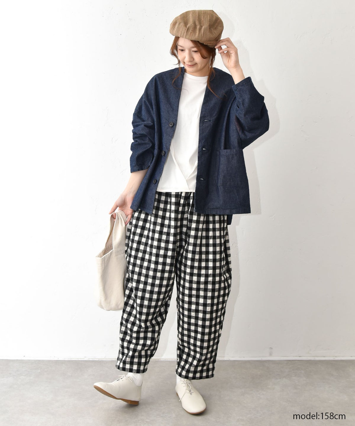ista-ire｜ギンガムチェックistaパンツ [[7601-6910]][C]