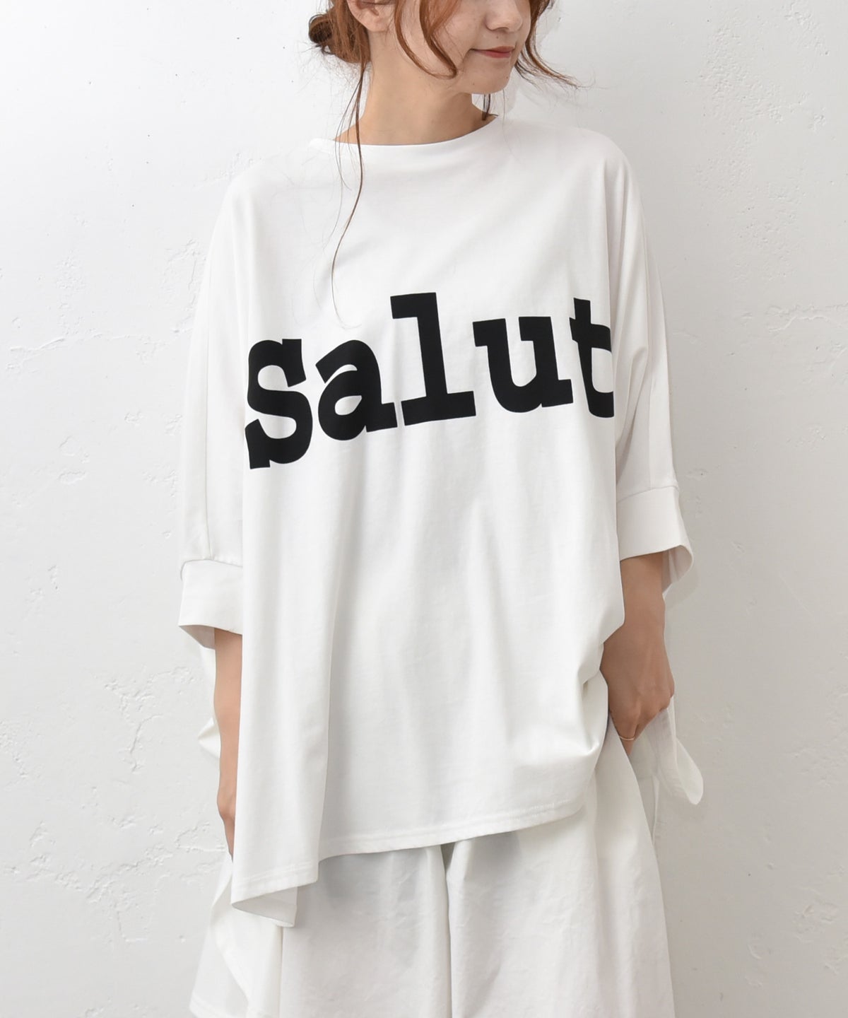  hagumu｜Salut プリントTee [[C-769]][C]