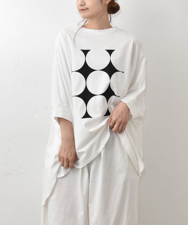  hagumu｜ドットプリントTee [[C-768]][C]