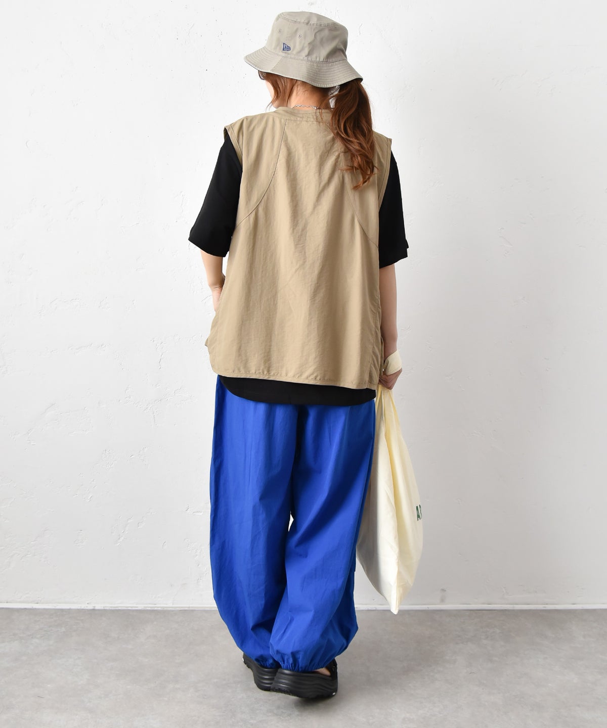 IN THE MARKET｜Vネックナイロンベスト [[C-2544]][C]