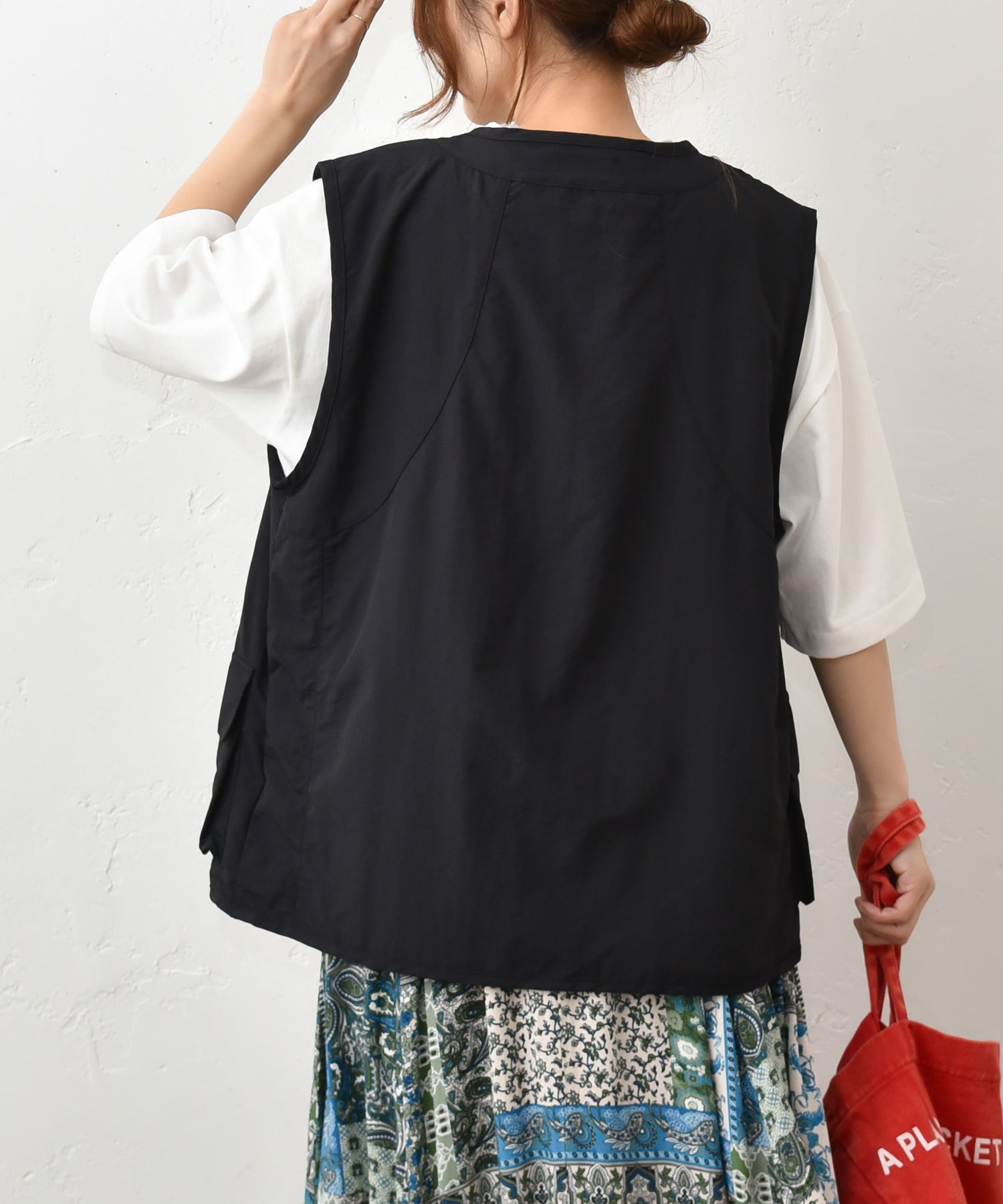 IN THE MARKET｜Vネックナイロンベスト [[C-2544]][C] | ma28 ONLINE STORE