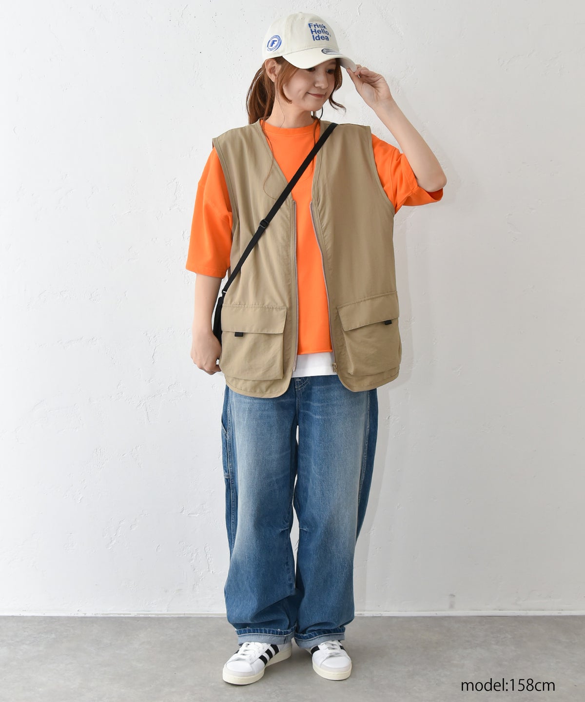 IN THE MARKET｜Vネックナイロンベスト [[C-2544]][C]