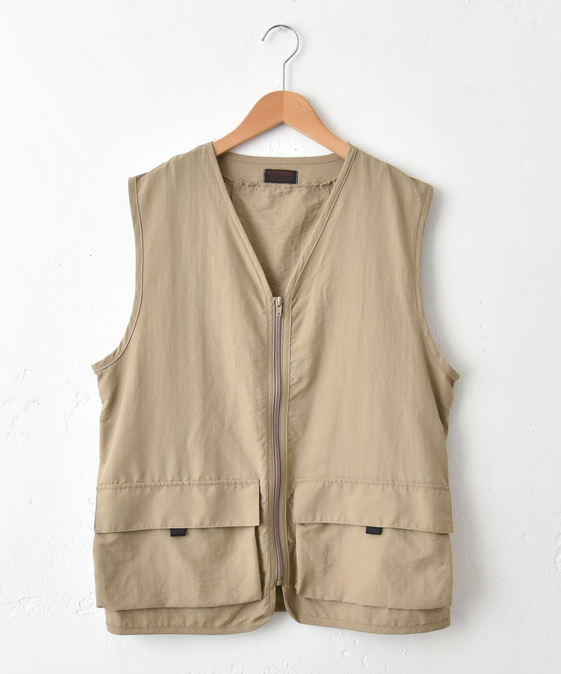 IN THE MARKET｜Vネックナイロンベスト [[C-2544]][C]