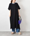  IN THE MARKET｜異素材切替えBIGポケット付きワンピース [[C-2545]][C]