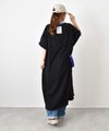  IN THE MARKET｜異素材切替えBIGポケット付きワンピース [[C-2545]][C]