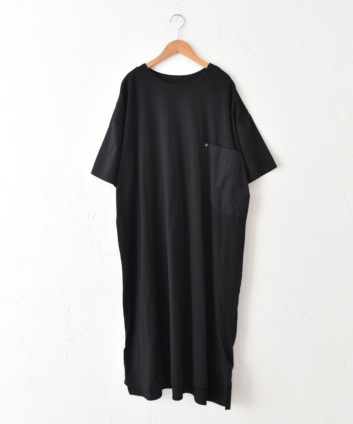  IN THE MARKET｜異素材切替えBIGポケット付きワンピース [[C-2545]][C]