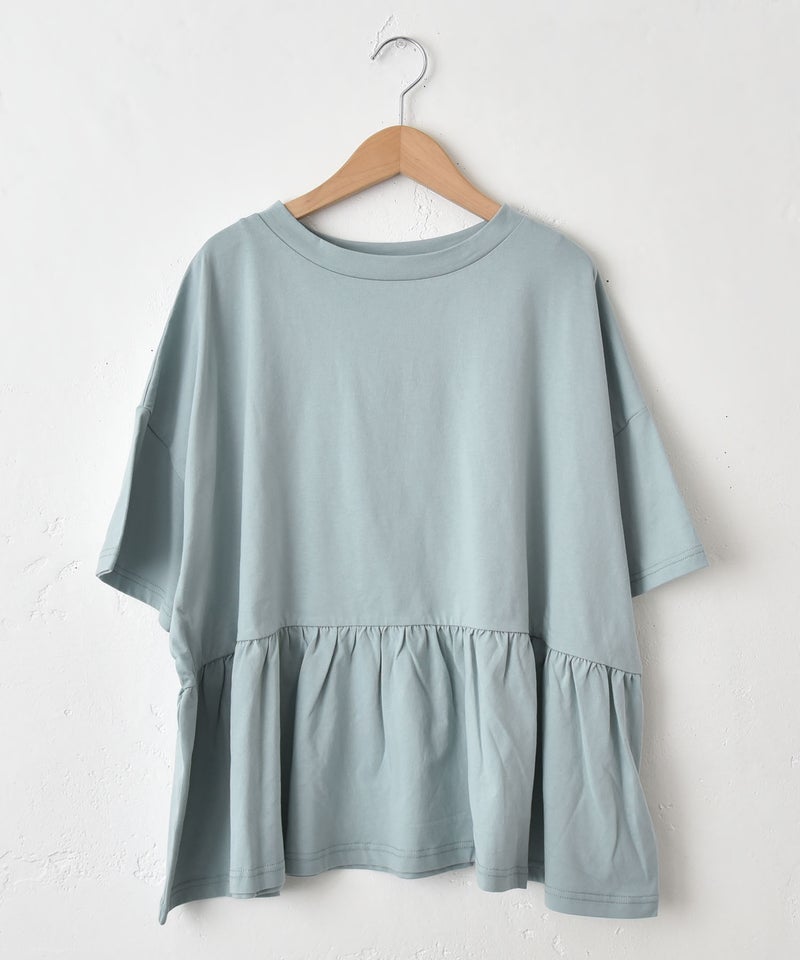hagumu｜ギャザー切替カットソー [[C-761]][C]