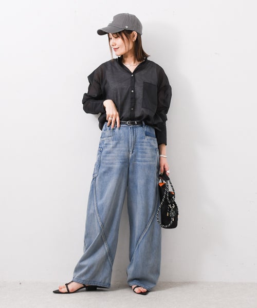 Hymn LIPA｜6ozデニムカーブパンツ [[IZK26023-used]][F] | ma28