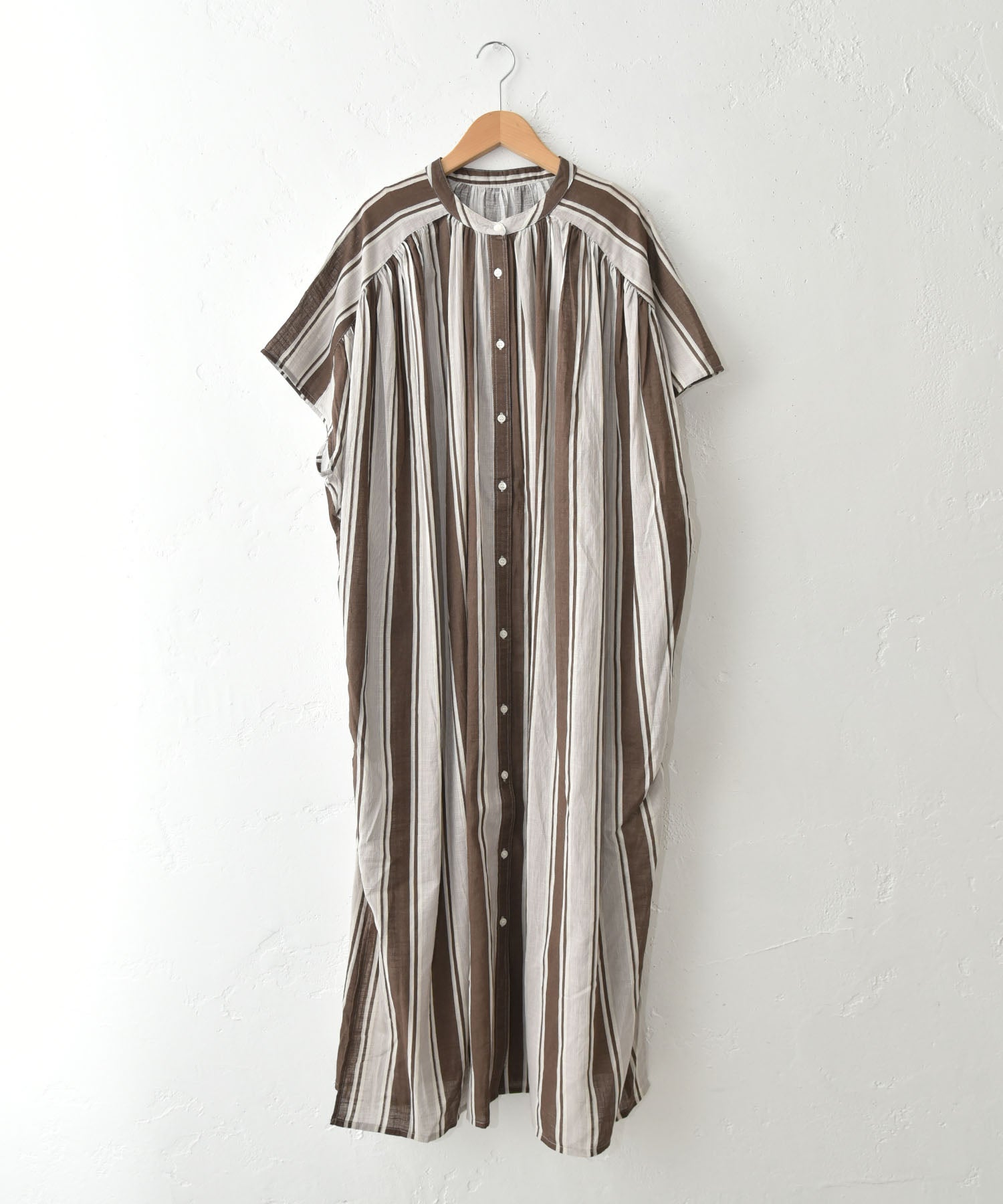 HUMS｜ストライプ前開きワンピース [[WHU006]][C] | ma28 ONLINE STORE