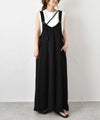 Our.｜カット素材ジャンバースカート [[C-9055]][C]