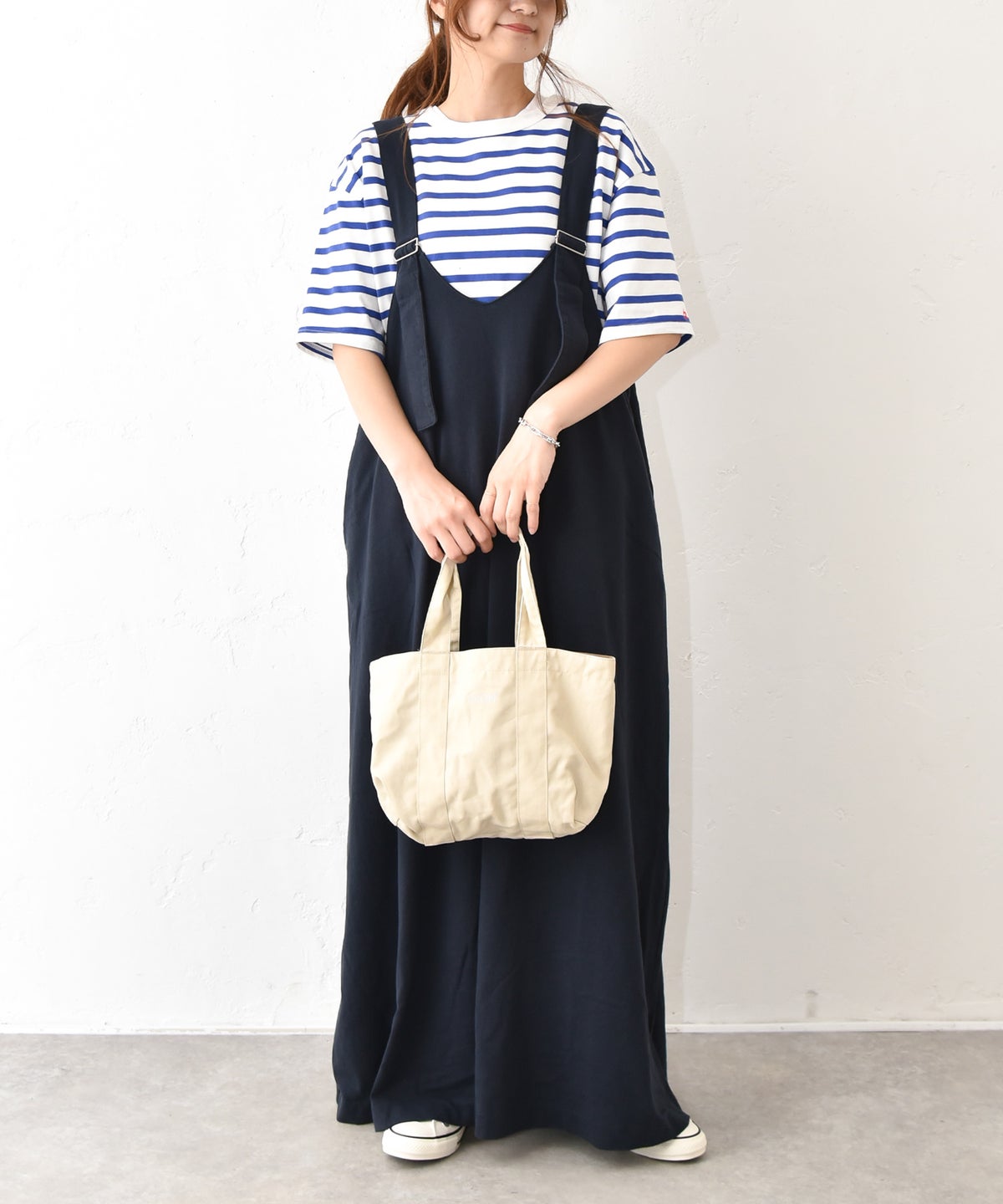 Our.｜カット素材ジャンバースカート [[C-9055]][C]