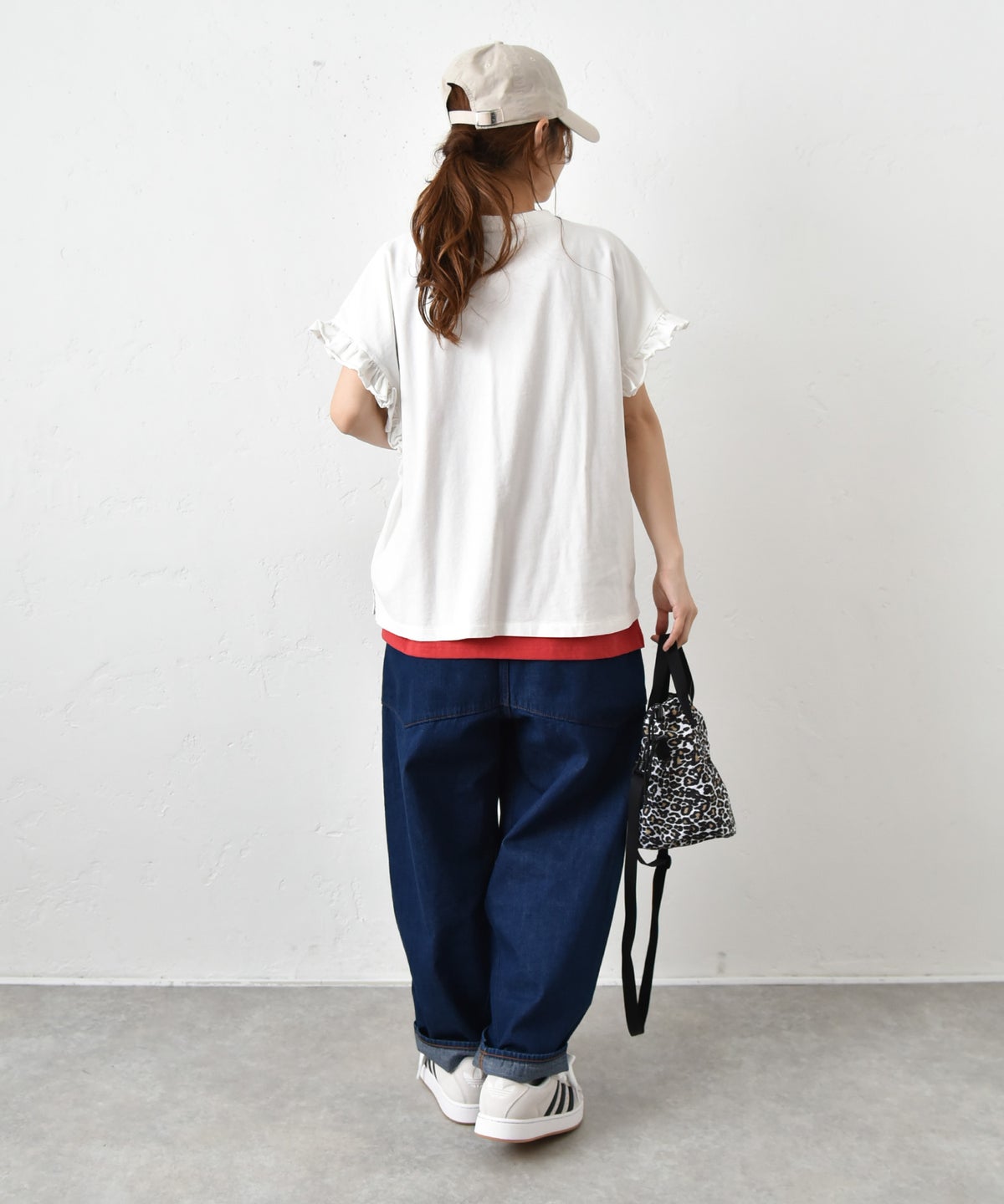 IN THE MARKET｜ピグメント加工フリルT [[C-2542]][C]