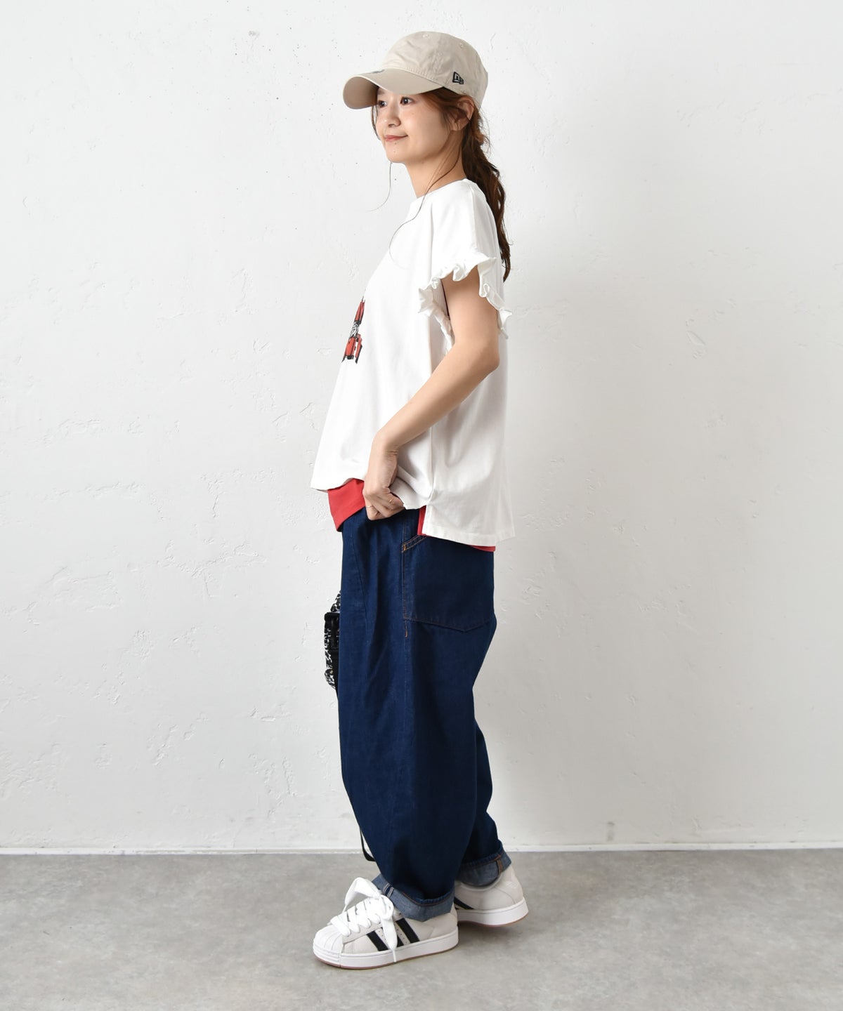 IN THE MARKET｜ピグメント加工フリルT [[C-2542]][C]