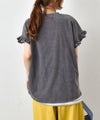 IN THE MARKET｜ピグメント加工フリルT [[C-2542]][C]