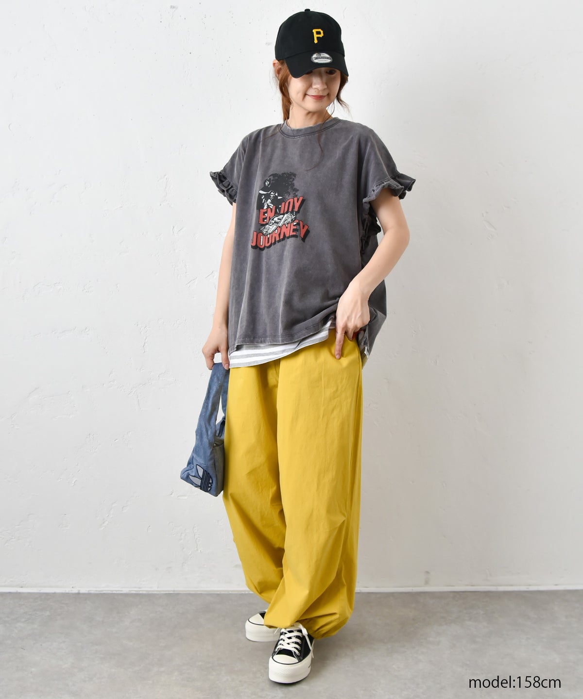 IN THE MARKET｜ピグメント加工フリルT [[C-2542]][C]