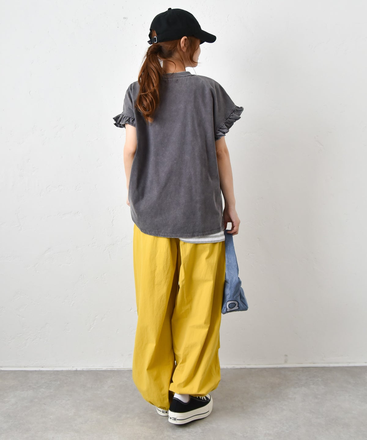 IN THE MARKET｜ピグメント加工フリルT [[C-2542]][C]