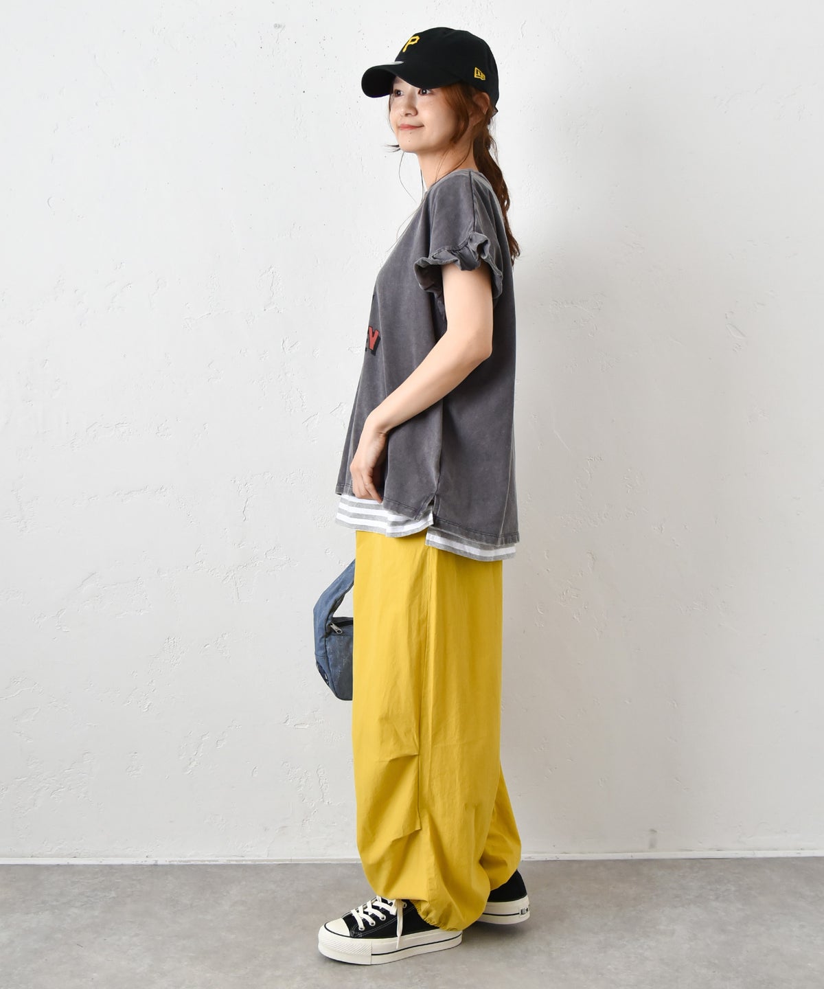 IN THE MARKET｜ピグメント加工フリルT [[C-2542]][C]