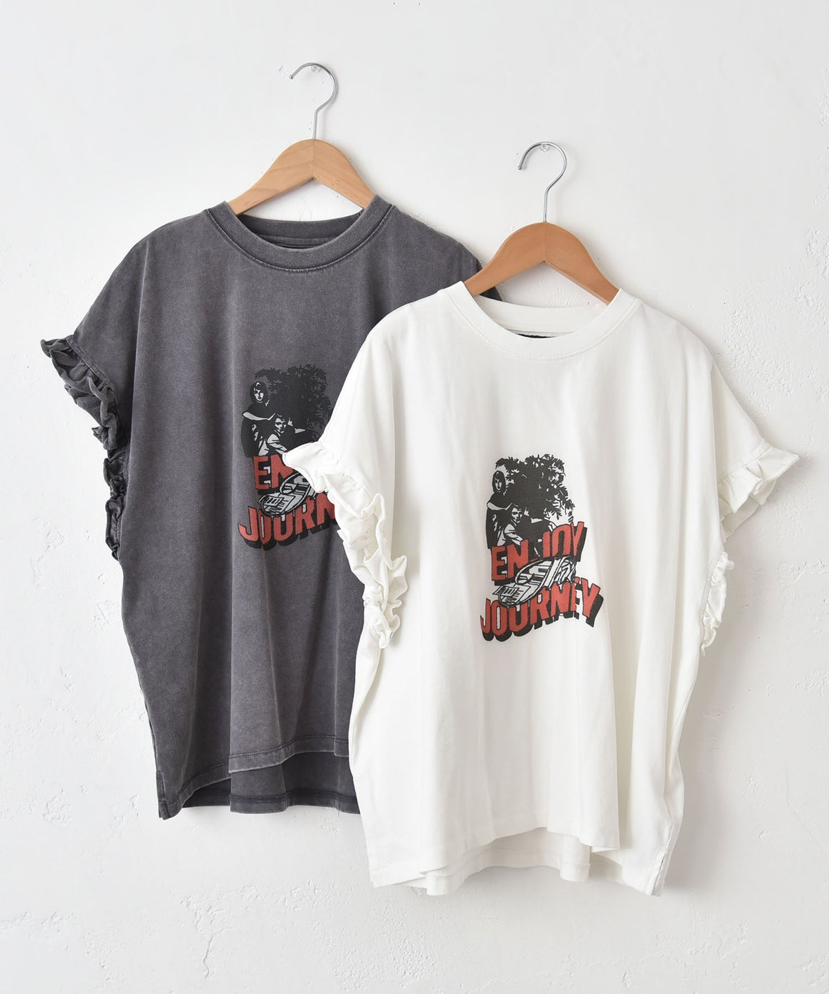 IN THE MARKET｜ピグメント加工フリルT [[C-2542]][C]