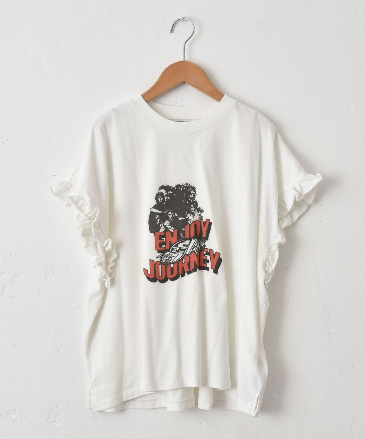 IN THE MARKET｜ピグメント加工フリルT [[C-2542]][C]