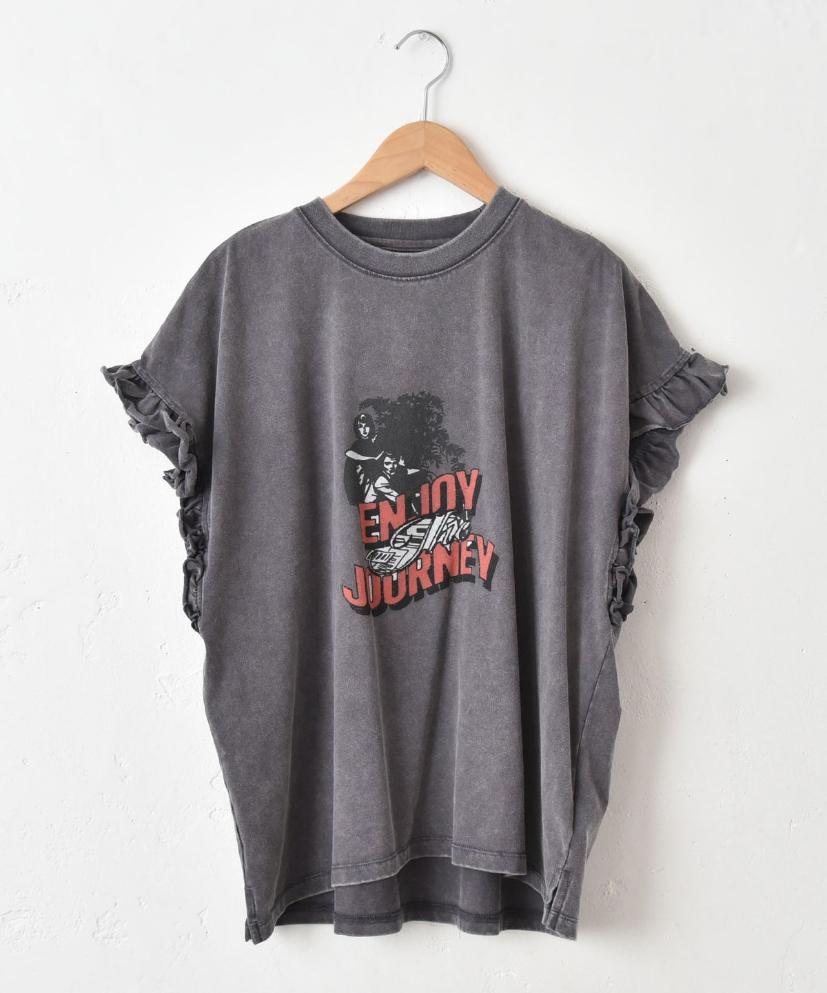 IN THE MARKET｜ピグメント加工フリルT [[C-2542]][C]