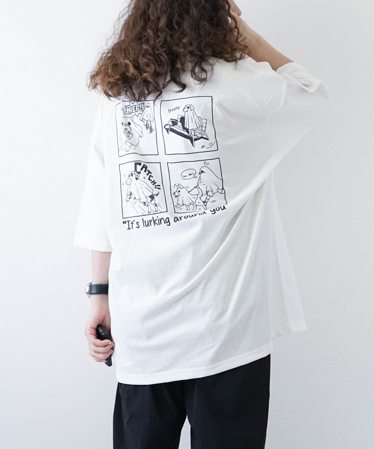 day standard｜度詰め天竺アニマル刺繍プリント　Tee [[111982]][D]